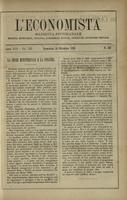 L'economista: gazzetta settimanale di scienza economica, finanza, commercio, banchi, ferrovie e degli interessi privati - A.17 (1890) n.867, 14 dicembre