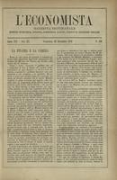 L'economista: gazzetta settimanale di scienza economica, finanza, commercio, banchi, ferrovie e degli interessi privati - A.16 (1889) n.816, 22 dicembre