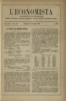 L'economista: gazzetta settimanale di scienza economica, finanza, commercio, banchi, ferrovie e degli interessi privati - A.17 (1890) n.869, 28 dicembre