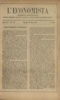 L'economista: gazzetta settimanale di scienza economica, finanza, commercio, banchi, ferrovie e degli interessi privati - A.21 (1894) n.1038, 25 marzo