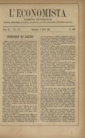 L'economista: gazzetta settimanale di scienza economica, finanza, commercio, banchi, ferrovie e degli interessi privati - A.21 (1894) n.1040, 8 aprile
