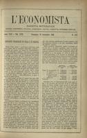 L'economista: gazzetta settimanale di scienza economica, finanza, commercio, banchi, ferrovie e degli interessi privati - A.22 (1895) n.1117, 29 settembre