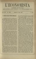 L'economista: gazzetta settimanale di scienza economica, finanza, commercio, banchi, ferrovie e degli interessi privati - A.23 (1896) n.1145, 12 aprile