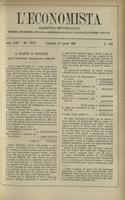 L'economista: gazzetta settimanale di scienza economica, finanza, commercio, banchi, ferrovie e degli interessi privati - A.23 (1896) n.1164, 23 agosto