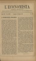 L'economista: gazzetta settimanale di scienza economica, finanza, commercio, banchi, ferrovie e degli interessi privati - A.24 (1897) n.1191, 28 febbraio