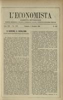 L'economista: gazzetta settimanale di scienza economica, finanza, commercio, banchi, ferrovie e degli interessi privati - A.22 (1895) n.1127, 8 dicembre