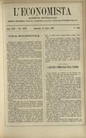 L'economista: gazzetta settimanale di scienza economica, finanza, commercio, banchi, ferrovie e degli interessi privati - A.23 (1896) n.1159, 19 luglio