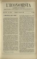 L'economista: gazzetta settimanale di scienza economica, finanza, commercio, banchi, ferrovie e degli interessi privati - A.23 (1896) n.1166, 6 settembre