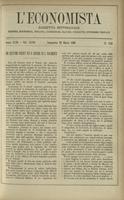 L'economista: gazzetta settimanale di scienza economica, finanza, commercio, banchi, ferrovie e degli interessi privati - A.23 (1896) n.1143, 29 marzo
