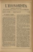 L'economista: gazzetta settimanale di scienza economica, finanza, commercio, banchi, ferrovie e degli interessi privati - A.24 (1897) n.1216, 22 agosto