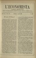 L'economista: gazzetta settimanale di scienza economica, finanza, commercio, banchi, ferrovie e degli interessi privati - A.25 (1898) n.1266, 7 agosto