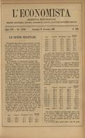 L'economista: gazzetta settimanale di scienza economica, finanza, commercio, banchi, ferrovie e degli interessi privati - A.24 (1897) n.1229, 21 novembre