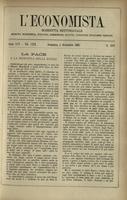 L'economista: gazzetta settimanale di scienza economica, finanza, commercio, banchi, ferrovie e degli interessi privati - A.25 (1898) n.1270, 4 settembre