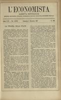 L'economista: gazzetta settimanale di scienza economica, finanza, commercio, banchi, ferrovie e degli interessi privati - A.24 (1897) n.1231, 5 dicembre