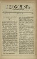 L'economista: gazzetta settimanale di scienza economica, finanza, commercio, banchi, ferrovie e degli interessi privati - A.25 (1898) n.1286, 25 dicembre