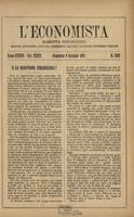 L'economista: gazzetta settimanale di scienza economica, finanza, commercio, banchi, ferrovie e degli interessi privati - A.28 (1901) n.1392, 6 gennaio