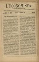L'economista: gazzetta settimanale di scienza economica, finanza, commercio, banchi, ferrovie e degli interessi privati - A.27 (1900) n.1390, 23 dicembre