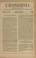 L'economista: gazzetta settimanale di scienza economica, finanza, commercio, banchi, ferrovie e degli interessi privati - A.26 (1899) n.1309, 4 giugno