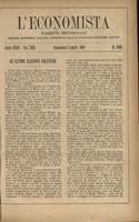 L'economista: gazzetta settimanale di scienza economica, finanza, commercio, banchi, ferrovie e degli interessi privati - A.26 (1899) n.1300, 2 aprile