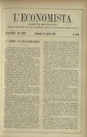 L'economista: gazzetta settimanale di scienza economica, finanza, commercio, banchi, ferrovie e degli interessi privati - A.27 (1900) n.1354, 15 aprile