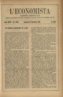 L'economista: gazzetta settimanale di scienza economica, finanza, commercio, banchi, ferrovie e degli interessi privati - A.27 (1900) n.1386, 25 novembre