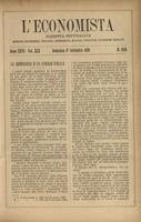 L'economista: gazzetta settimanale di scienza economica, finanza, commercio, banchi, ferrovie e degli interessi privati - A.26 (1899) n.1324, 17 settembre