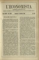 L'economista: gazzetta settimanale di scienza economica, finanza, commercio, banchi, ferrovie e degli interessi privati - A.27 (1900) n.1375, 9 settembre