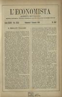 L'economista: gazzetta settimanale di scienza economica, finanza, commercio, banchi, ferrovie e degli interessi privati - A.27 (1900) n.1340, 7 gennaio