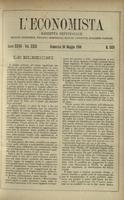 L'economista: gazzetta settimanale di scienza economica, finanza, commercio, banchi, ferrovie e degli interessi privati - A.27 (1900) n.1359, 20 maggio