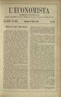 L'economista: gazzetta settimanale di scienza economica, finanza, commercio, banchi, ferrovie e degli interessi privati - A.27 (1900) n.1351, 25 marzo