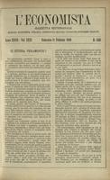 L'economista: gazzetta settimanale di scienza economica, finanza, commercio, banchi, ferrovie e degli interessi privati - A.27 (1900) n.1345, 11 febbraio