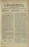 L'economista: gazzetta settimanale di scienza economica, finanza, commercio, banchi, ferrovie e degli interessi privati - A.27 (1900) n.1380, 14 ottobre