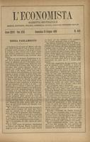 L'economista: gazzetta settimanale di scienza economica, finanza, commercio, banchi, ferrovie e degli interessi privati - A.26 (1899) n.1312, 25 giugno