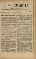 L'economista: gazzetta settimanale di scienza economica, finanza, commercio, banchi, ferrovie e degli interessi privati - A.26 (1899) n.1306, 14 maggio