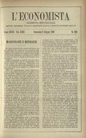 L'economista: gazzetta settimanale di scienza economica, finanza, commercio, banchi, ferrovie e degli interessi privati - A.27 (1900) n.1361, 3 giugno
