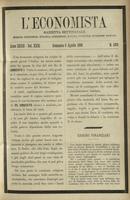 L'economista: gazzetta settimanale di scienza economica, finanza, commercio, banchi, ferrovie e degli interessi privati - A.27 (1900) n.1370, 5 agosto