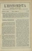 L'economista: gazzetta settimanale di scienza economica, finanza, commercio, banchi, ferrovie e degli interessi privati - A.29 (1902) n.1446, 19 gennaio