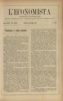 L'economista: gazzetta settimanale di scienza economica, finanza, commercio, banchi, ferrovie e degli interessi privati - A.28 (1901) n.1417, 30 giugno