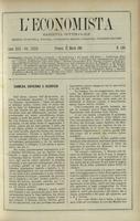 L'economista: gazzetta settimanale di scienza economica, finanza, commercio, banchi, ferrovie e degli interessi privati - A.29 (1902) n.1455, 23 marzo