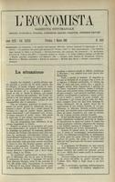 L'economista: gazzetta settimanale di scienza economica, finanza, commercio, banchi, ferrovie e degli interessi privati - A.29 (1902) n.1452, 2 marzo
