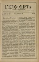 L'economista: gazzetta settimanale di scienza economica, finanza, commercio, banchi, ferrovie e degli interessi privati - A.28 (1901) n.1428, 15 settembre