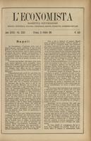 L'economista: gazzetta settimanale di scienza economica, finanza, commercio, banchi, ferrovie e degli interessi privati - A.28 (1901) n.1432, 13 ottobre
