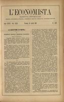 L'economista: gazzetta settimanale di scienza economica, finanza, commercio, banchi, ferrovie e degli interessi privati - A.28 (1901) n.1407, 21 aprile