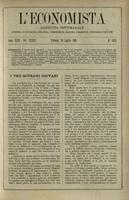 L'economista: gazzetta settimanale di scienza economica, finanza, commercio, banchi, ferrovie e degli interessi privati - A.29 (1902) n.1472, 20 luglio