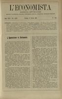 L'economista: gazzetta settimanale di scienza economica, finanza, commercio, banchi, ferrovie e degli interessi privati - A.31 (1904) n.1560, 27 marzo