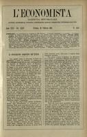 L'economista: gazzetta settimanale di scienza economica, finanza, commercio, banchi, ferrovie e degli interessi privati - A.31 (1904) n.1556, 28 febbraio