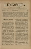 L'economista: gazzetta settimanale di scienza economica, finanza, commercio, banchi, ferrovie e degli interessi privati - A.31 (1904) n.1568, 22 maggio