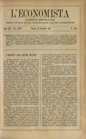 L'economista: gazzetta settimanale di scienza economica, finanza, commercio, banchi, ferrovie e degli interessi privati - A.30 (1903) n.1533, 20 settembre