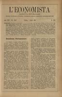 L'economista: gazzetta settimanale di scienza economica, finanza, commercio, banchi, ferrovie e degli interessi privati - A.31 (1904) n.1574, 3 luglio