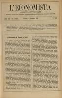 L'economista: gazzetta settimanale di scienza economica, finanza, commercio, banchi, ferrovie e degli interessi privati - A.30 (1903) n.1542, 22 novembre